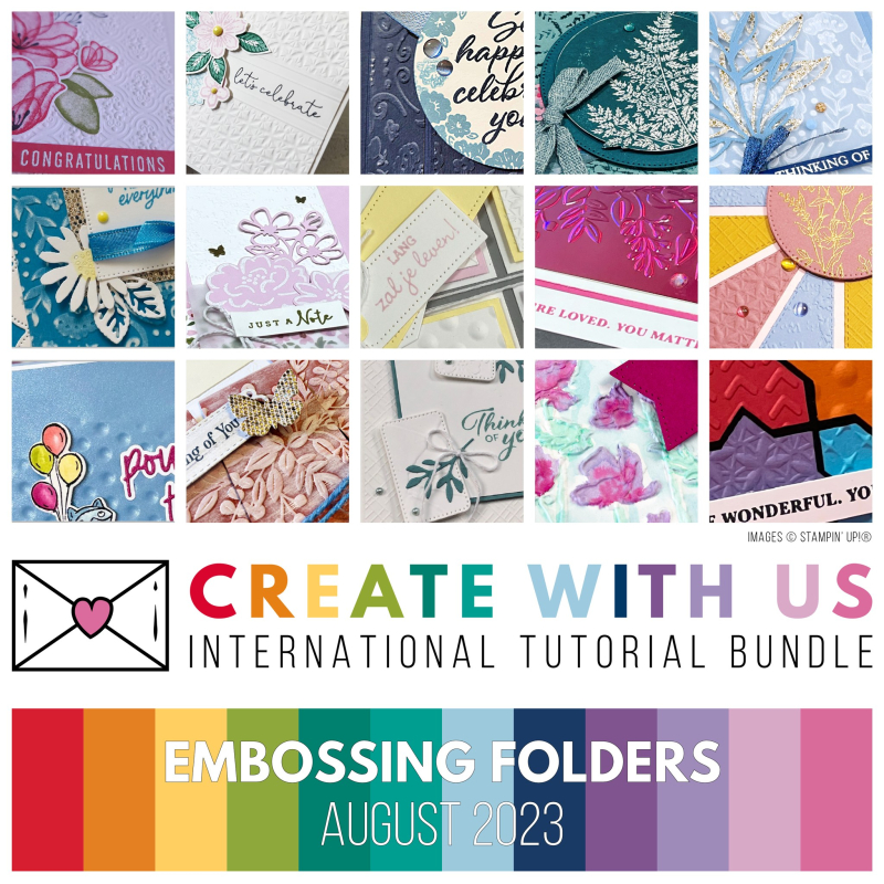 Tutorial Bundel - Embossing folders 2023
