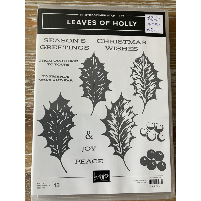 Leaves of Holly NIEUW