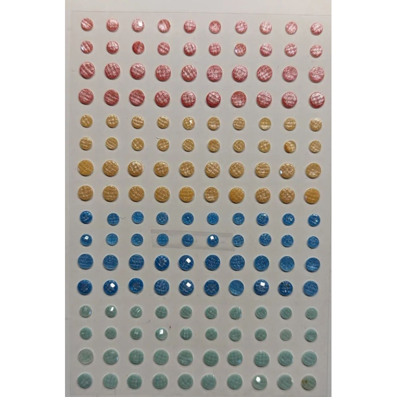 Fine Sparkle Adhesive Backed Gems