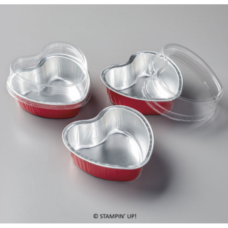 Heart Foil Tins