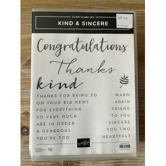 Kind & Sincere NIEUW