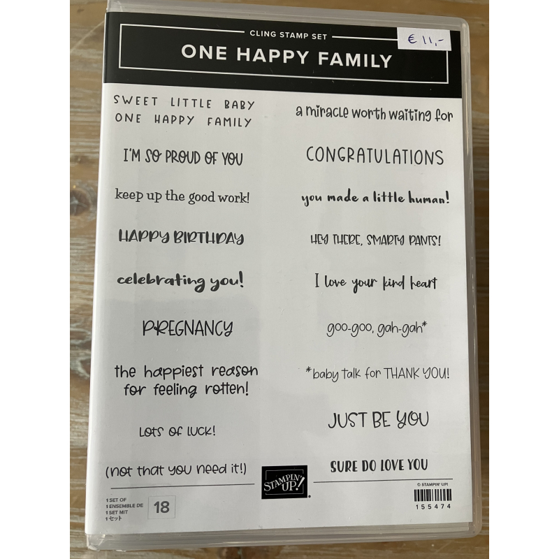 One Happy Family NIEUW