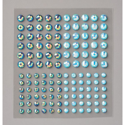 Blue Adhesive-backed Gems