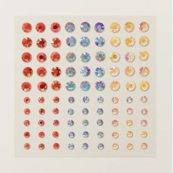 Iredescent Pastel Gems